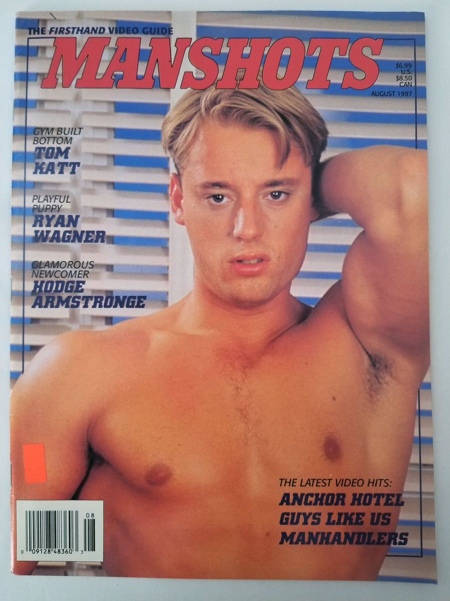 Manshots August 1997 -Tom Katt, Ryan Wagner, Hodge Armstronge-Gay Adul –  Discreet Retail