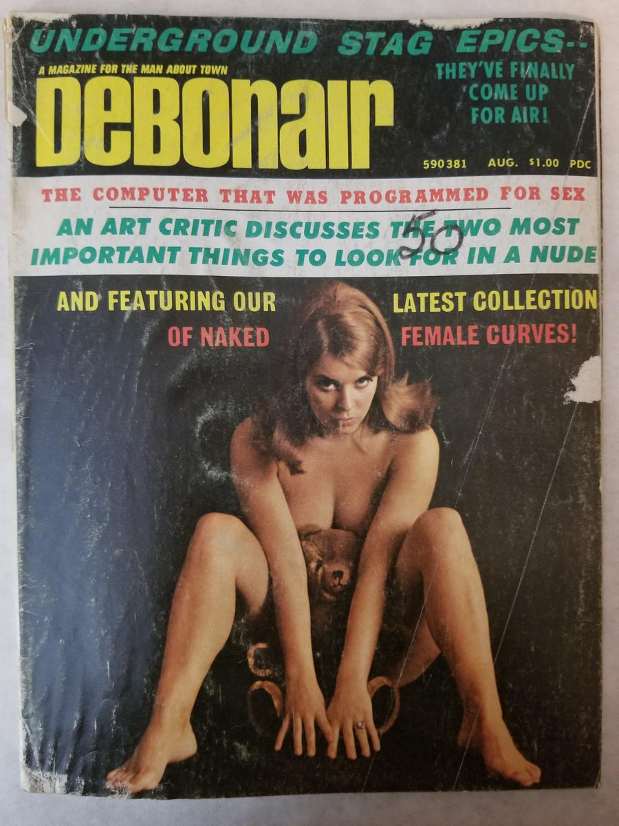 Debonair August 1971 - Computer Programmed For Sex - Vintage Adult Mag –  Discreet Retail