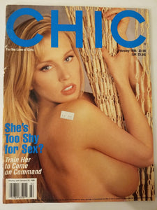 Chic February 1996 - She's Too Shy For Sex? - Vintage Adult Magazine