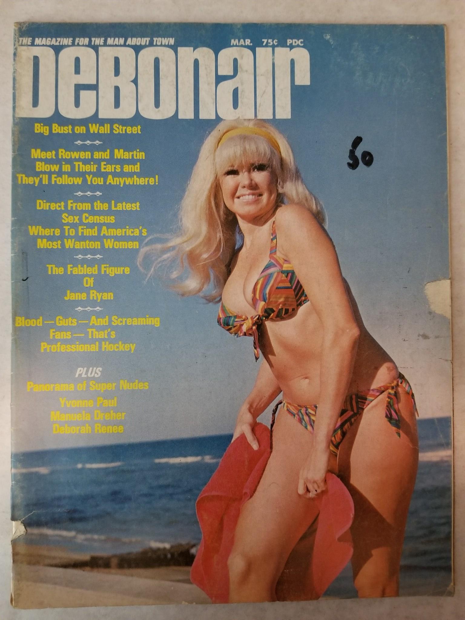 Debonair March 1969 - Yvonne Paul, Manuela Dreher - Vintage Adult Maga –  Discreet Retail