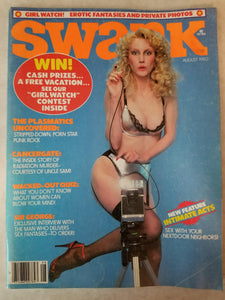 Swank August 1980 - The Plasmatics, Cancergate - Vintage Adult Magazine