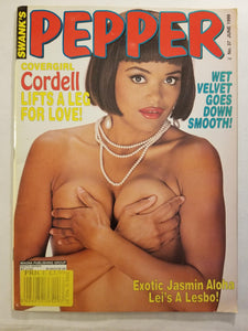 Swank's Pepper June 1999 No. 37 - Ebony, Cordell - Adult Magazine