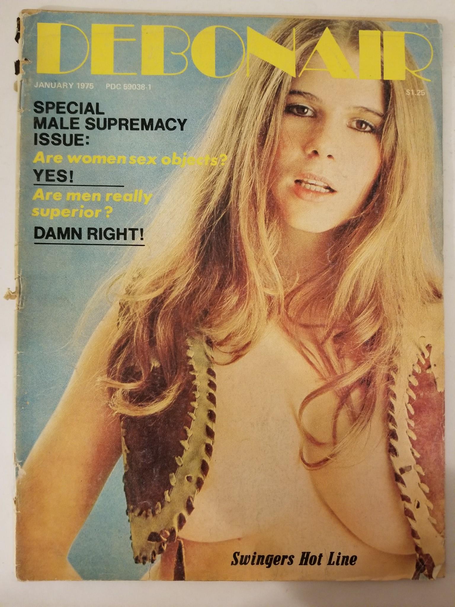 Debonair January 1975 - Male Supremacy Issue - Vintage Adult Magazine –  Discreet Retail