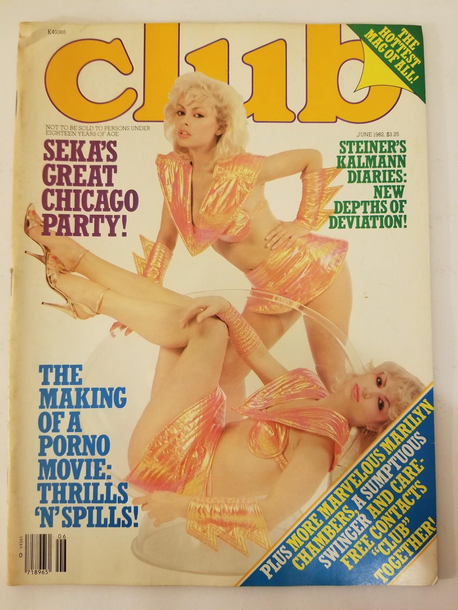 Club June 1982 - Seka, Marilyn Chambers, Lesbian - Large Format Adult –  Discreet Retail