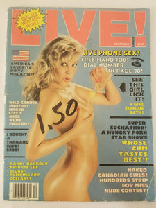 Live December 1982 - 4 Girl Tongue Bath, Kandi Barbour - Adult Magazine