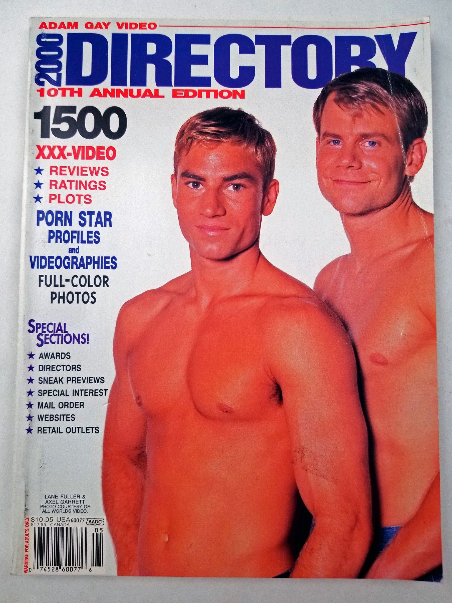 Adam Gay Video Directory 2000 - 10th Annual Edition - Gay Adult Magazi –  Discreet Retail