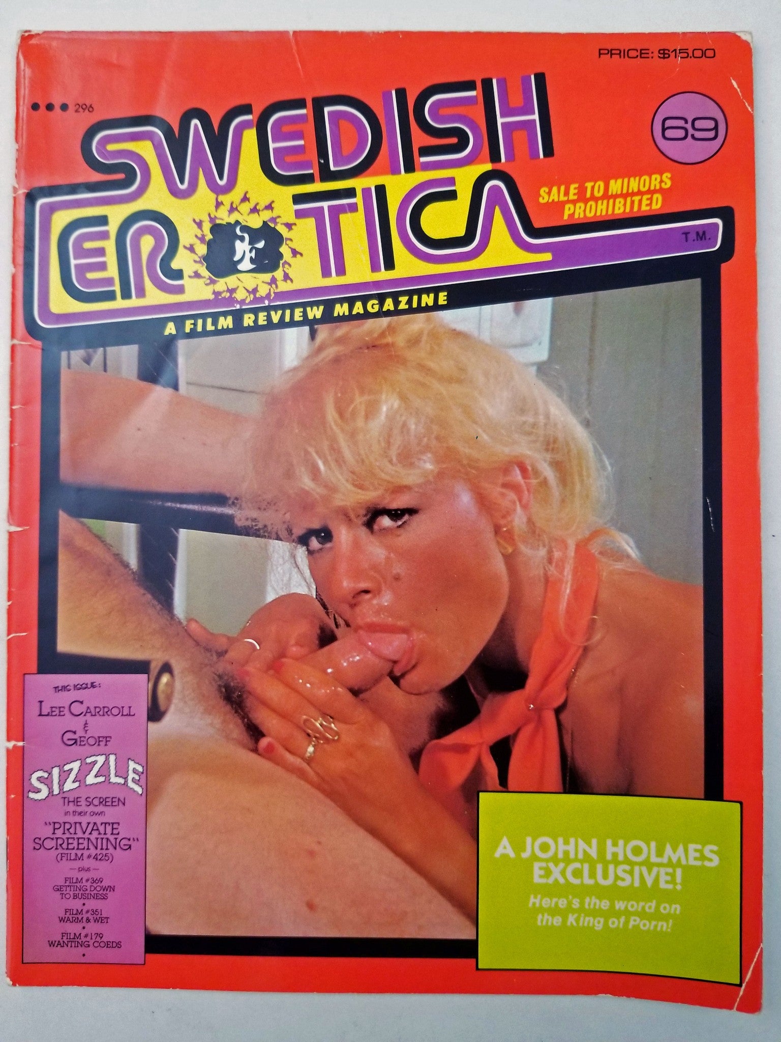 Swedish Erotica No. 69 - Lee Carroll, John Holmes - Adult Magazine –  Discreet Retail