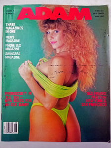 Adam Vol. 34 No. 8 August 1990 - Sex Freaks Party - Adult Magazine