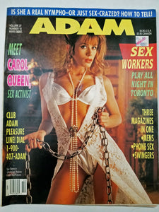 Adam Vol. 37 No. 10 - Carol Queen, Sex Addiction, Sharili - Adult Magazine