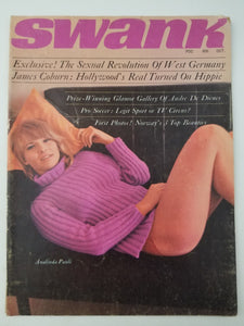 Swank October 1967 Vol 14 No 8 - Analinda Pauli, James Coburn - Adult Magazine