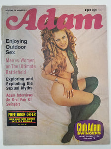 Adam Volume 19 Number 2 February 1975 - Outdoor Sex - Vintage Adult Magazine