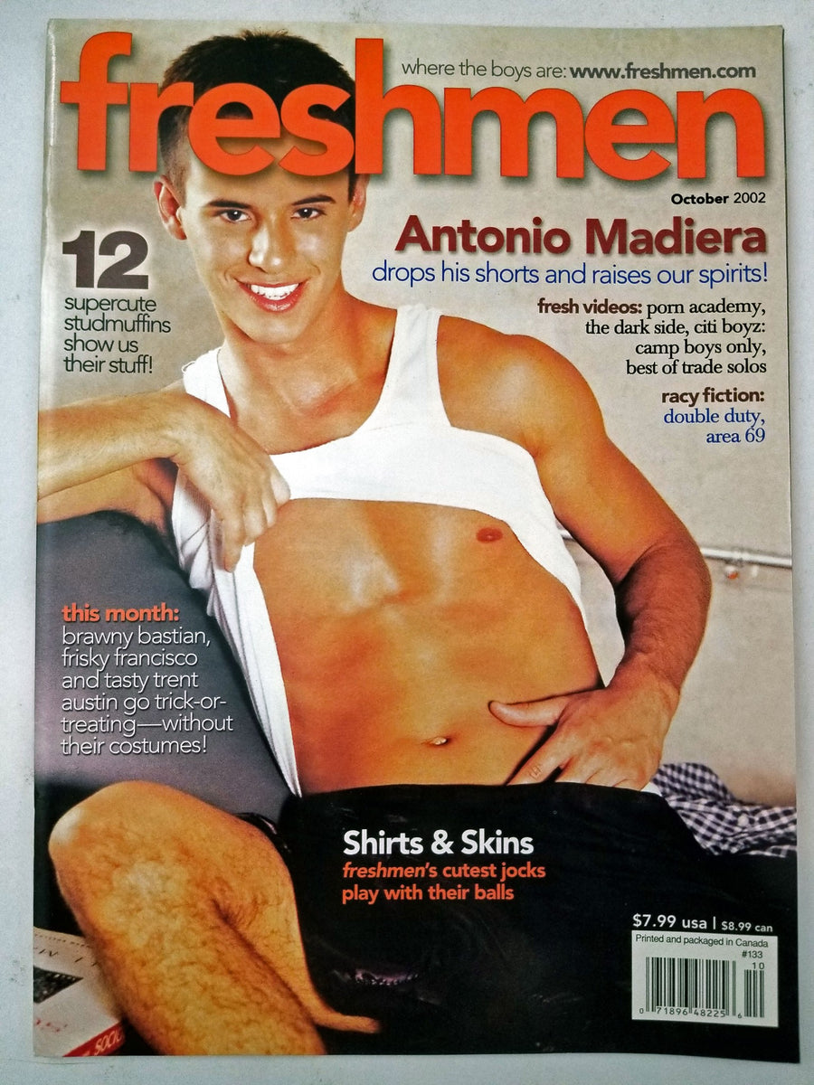 Freshmen October 2002 - Antonio Madiera, Trent Austin - Gay Adult Maga –  Discreet Retail