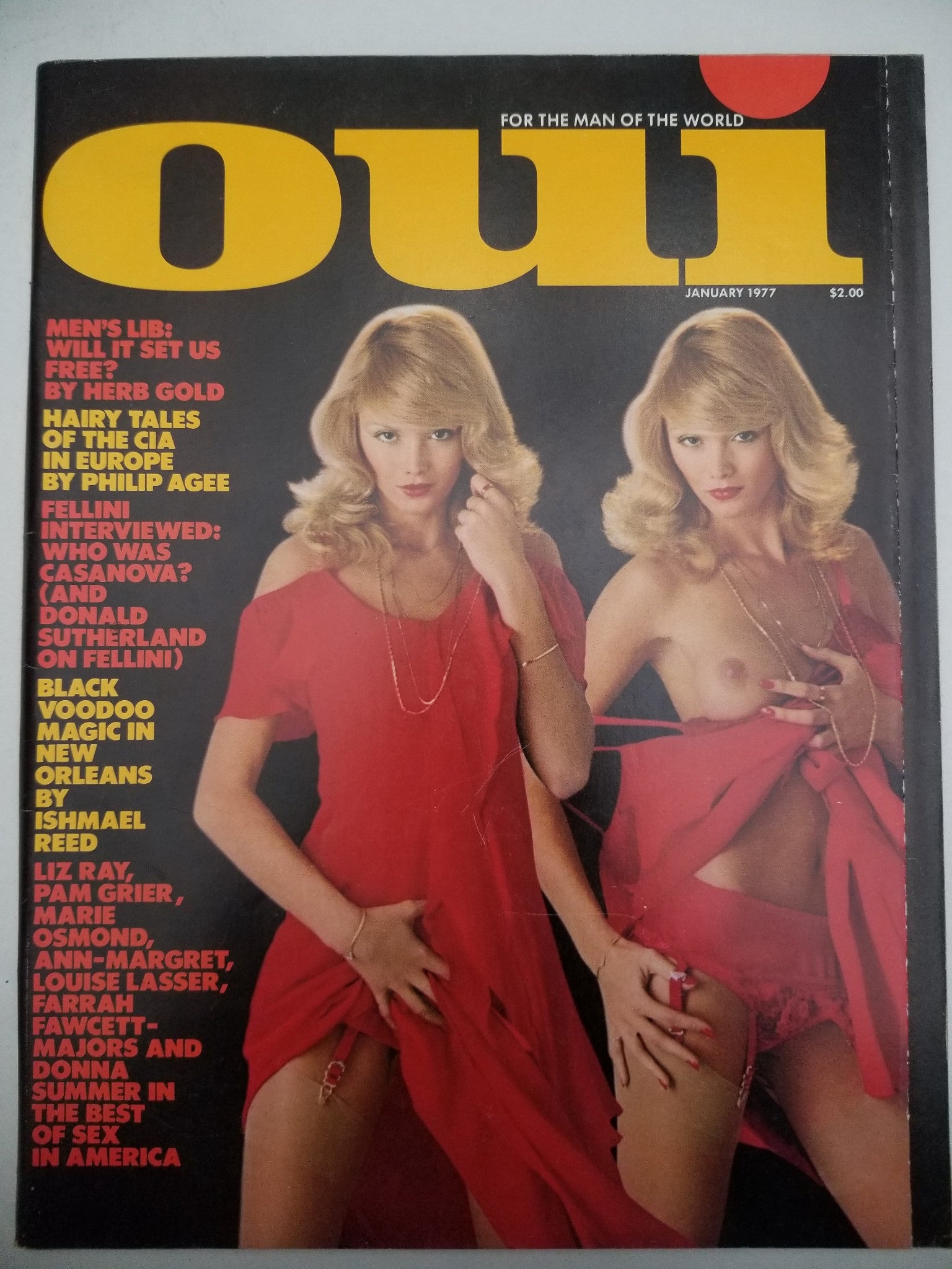 Oui January 1977 - Adult Magazine – Discreet Retail