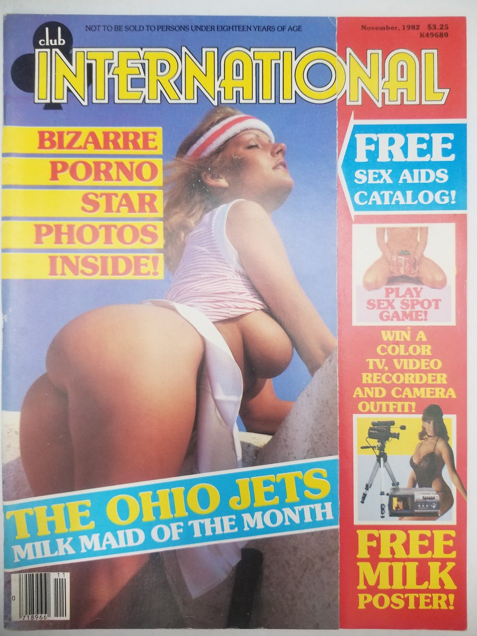 Club International November 1982 - Adult Magazine – Discreet Retail