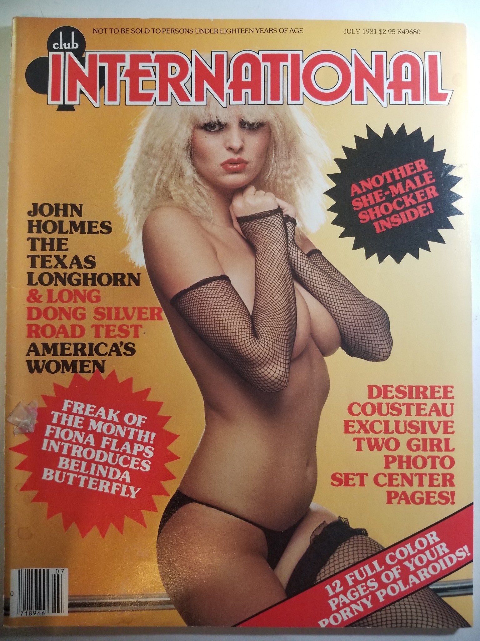 Club International July 1981 - Adult Magazine – Discreet Retail