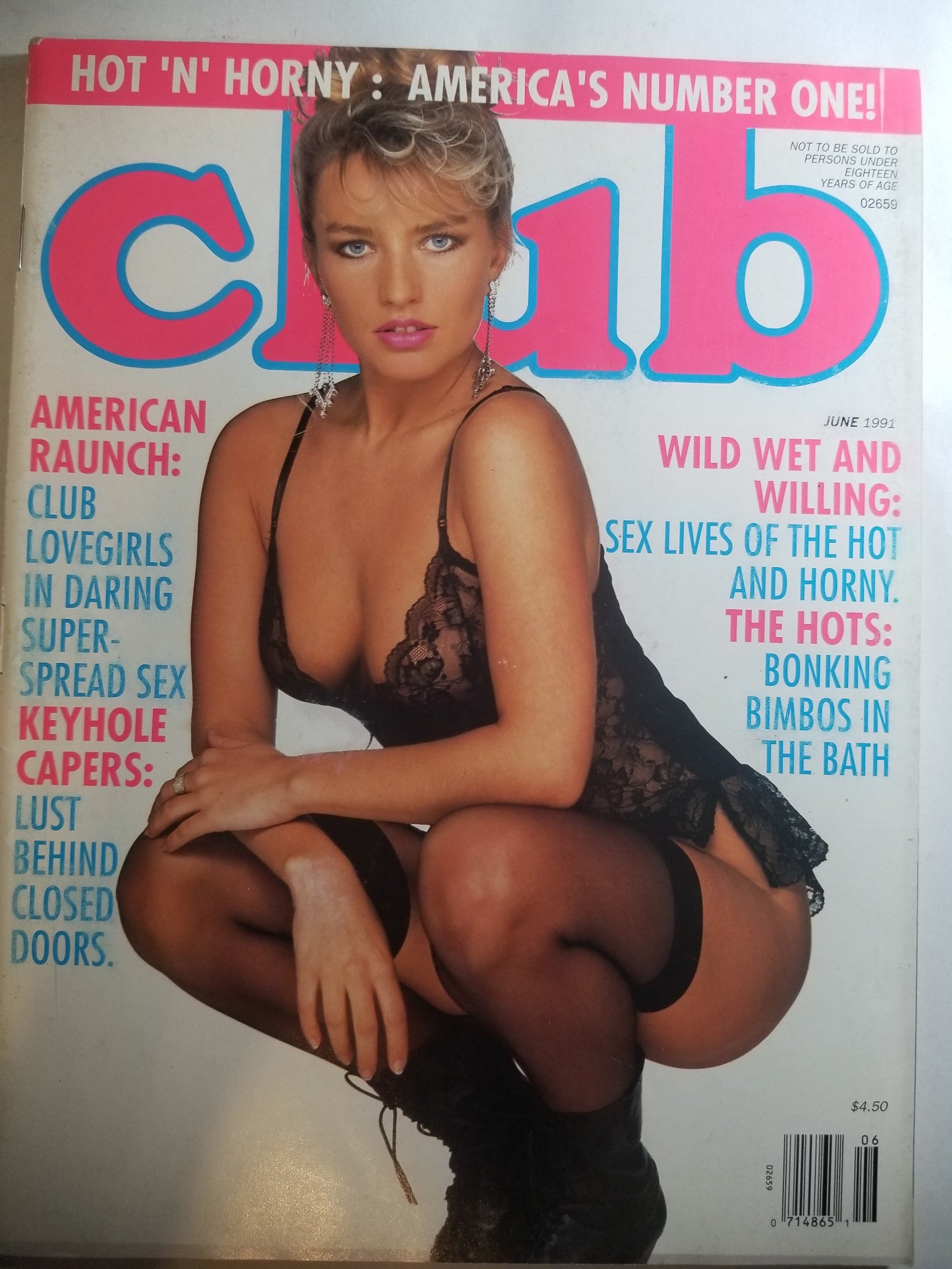 Club June 1991 - Adult Magazine – Discreet Retail