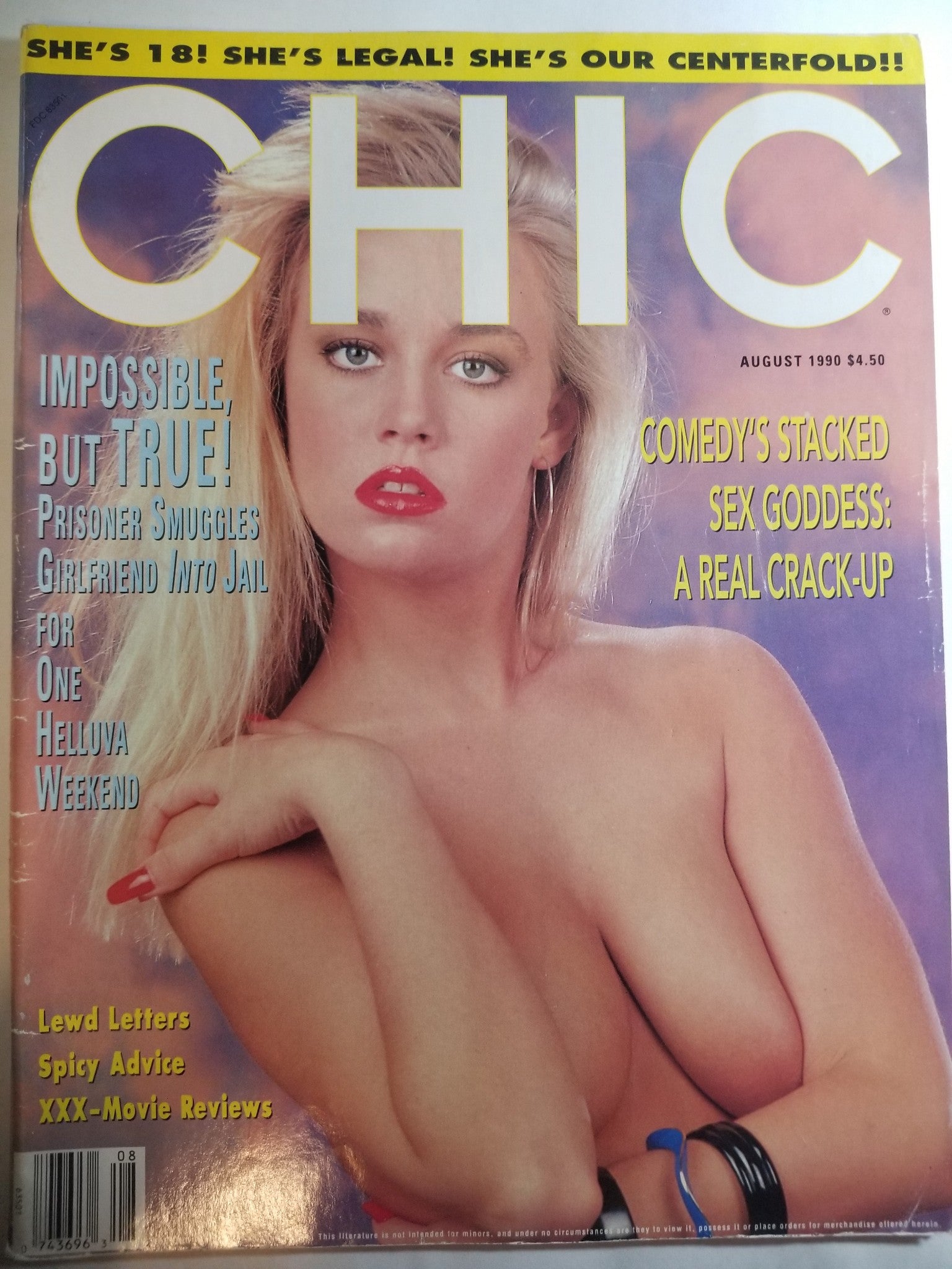 Chic August 1990 - Adult Magazine – Discreet Retail