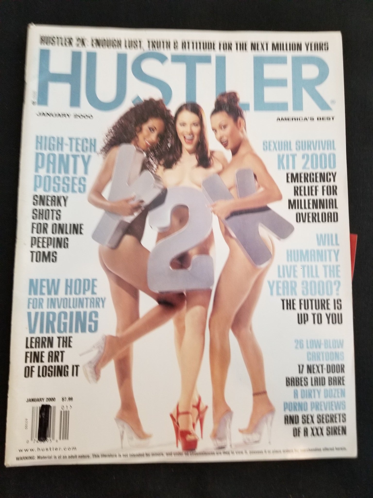 Hustler January 2000 - Adult Magazine – Discreet Retail